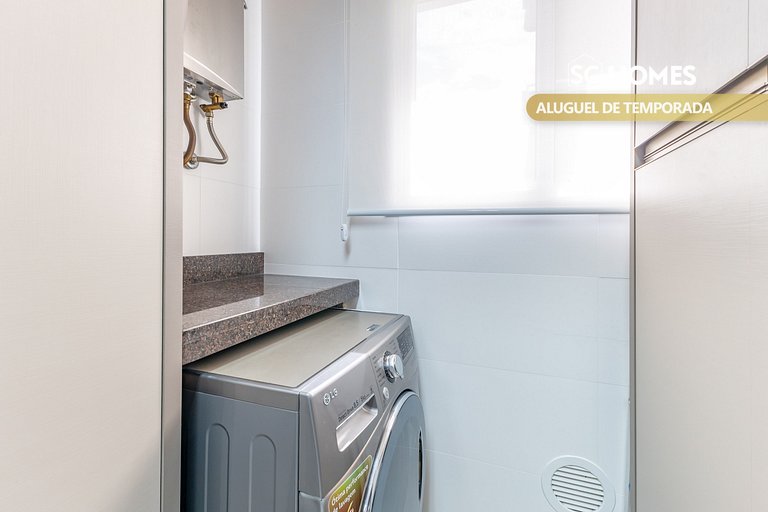 Excelente apartamento en condominio frente a la playa.
