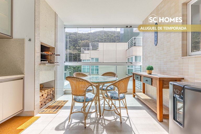 Excelente apartamento en condominio frente a la playa.