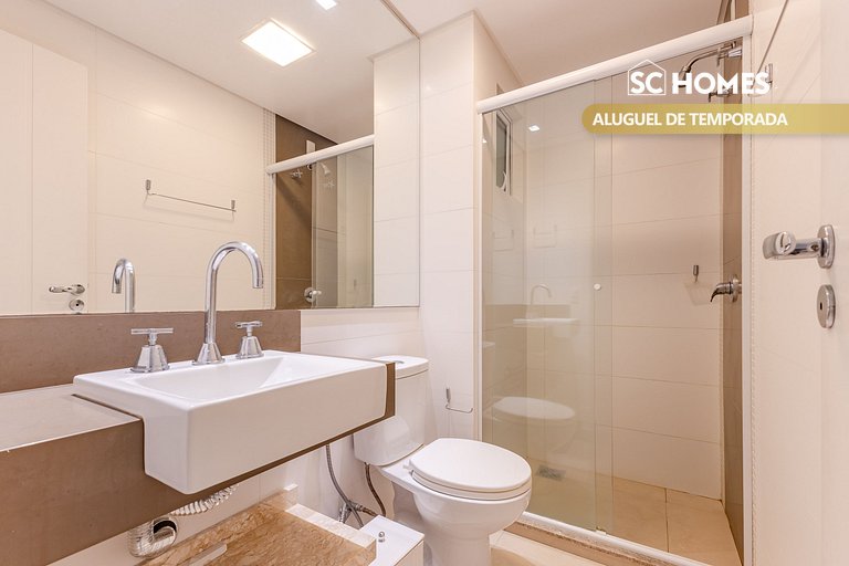 Apartamento en condominio con piscina y jacuzzi