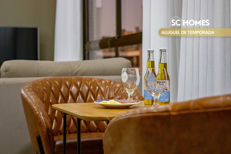 Apartamento finamente amueblado con zona de ocio y vistas al