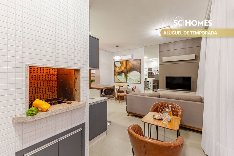 Apartamento finamente amueblado con zona de ocio y vistas al