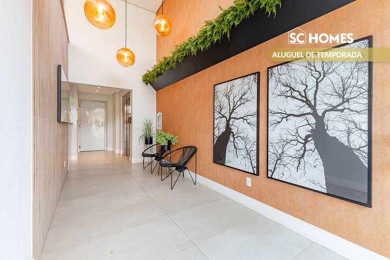 Apartamento finamente amueblado con zona de ocio y vistas al