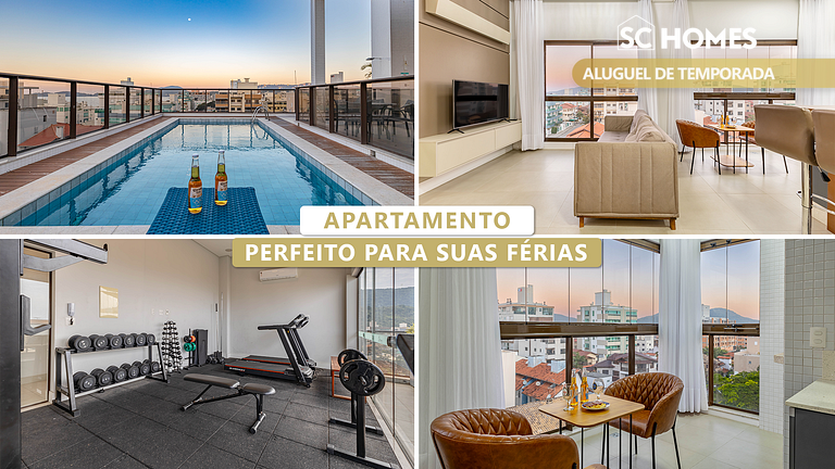 Apartamento finamente amueblado con zona de ocio y vistas al
