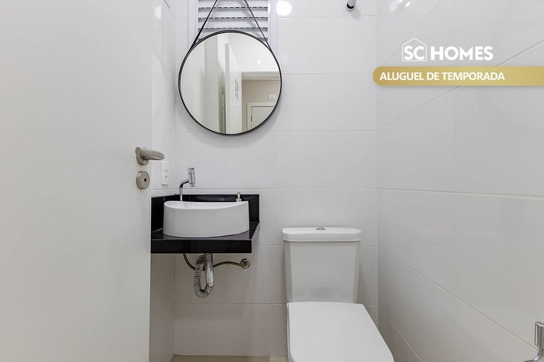 Incrível apartamento com piscina em Bombas