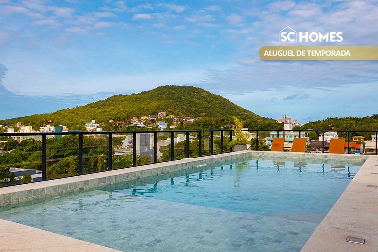 Apartamento alto padrão com piscina em Bombinhas