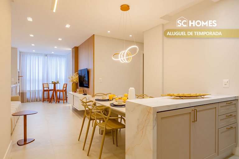 Apartamento alto padrão a 50 mts da praia