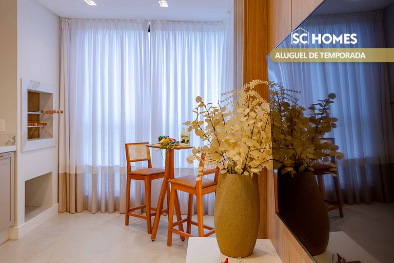 Apartamento alto padrão a 50 mts da praia