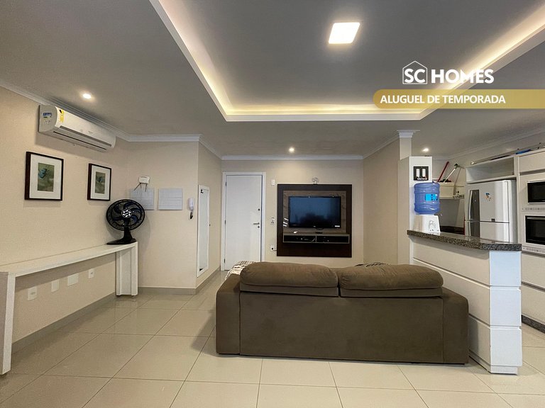 Apartamento com piscina e vista para montanha
