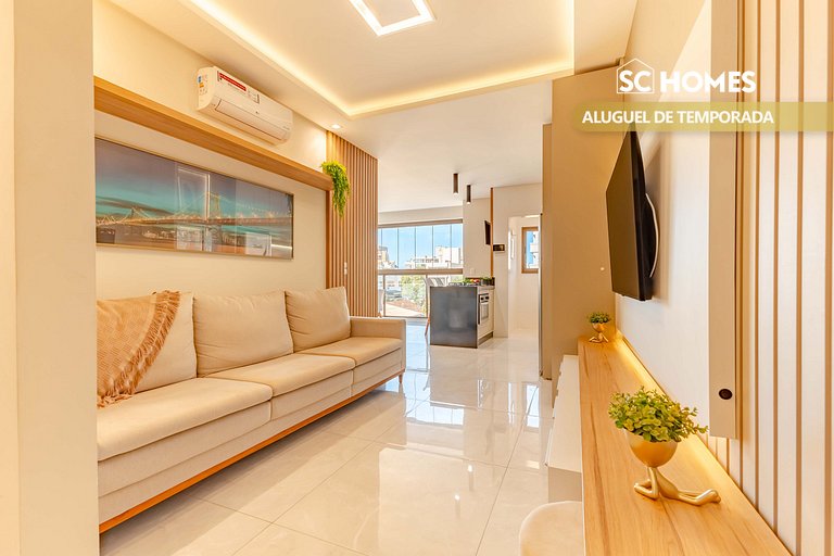 Belissimo apartamento com vista da praia em Bombas