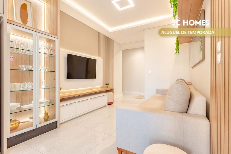 Belissimo apartamento com vista da praia em Bombas