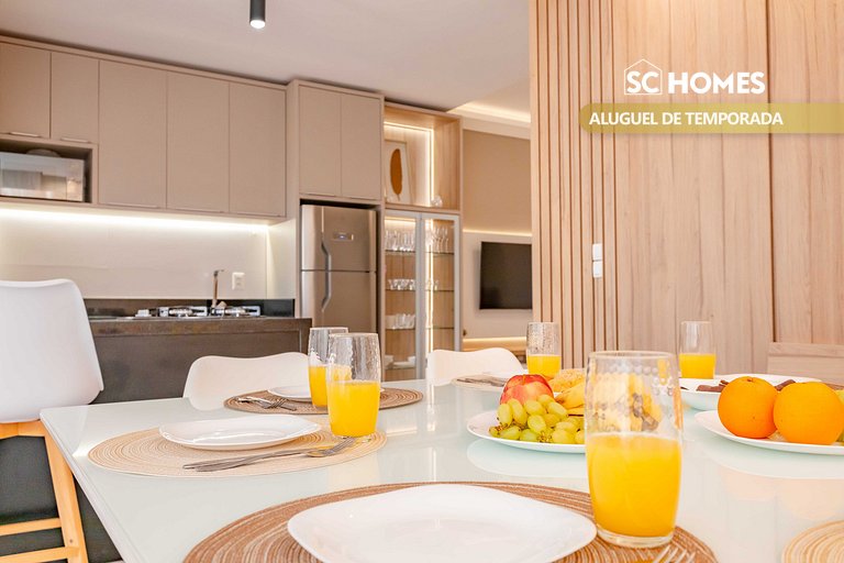 Belissimo apartamento com vista da praia em Bombas