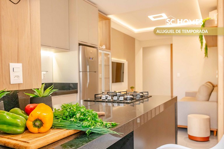 Magnífico apartamento con vista a la playa.