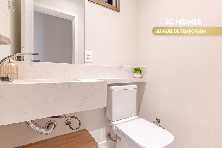 Belissimo apartamento com vista da praia em Bombas