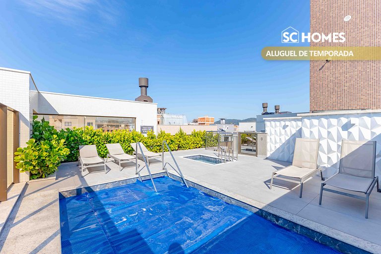 Belissimo apartamento com vista da praia em Bombas