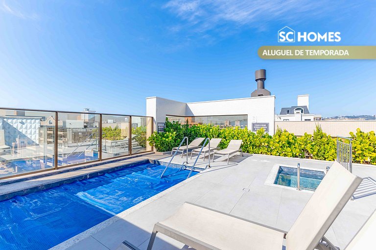 Belissimo apartamento com vista da praia em Bombas