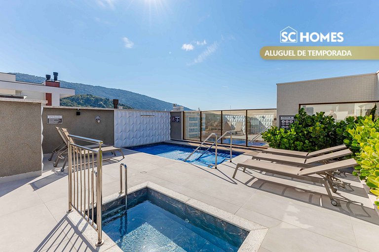 Belissimo apartamento com vista da praia em Bombas