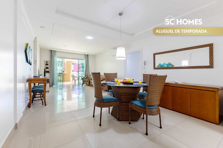 Amplo Apartamento a 100m da Praia de Bombas