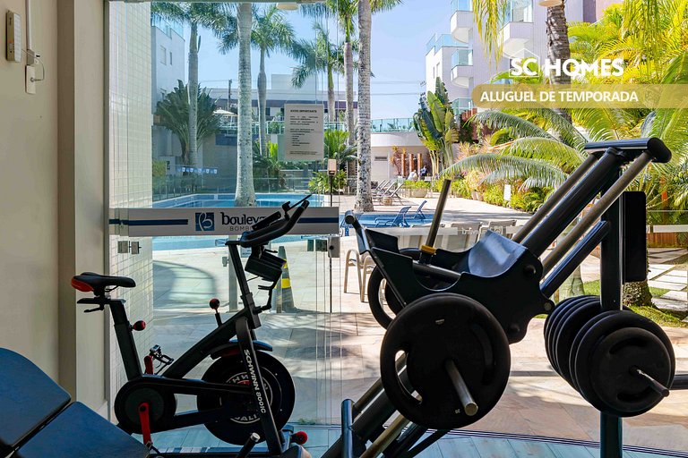 Apartamento en condominio con piscina y jacuzzi