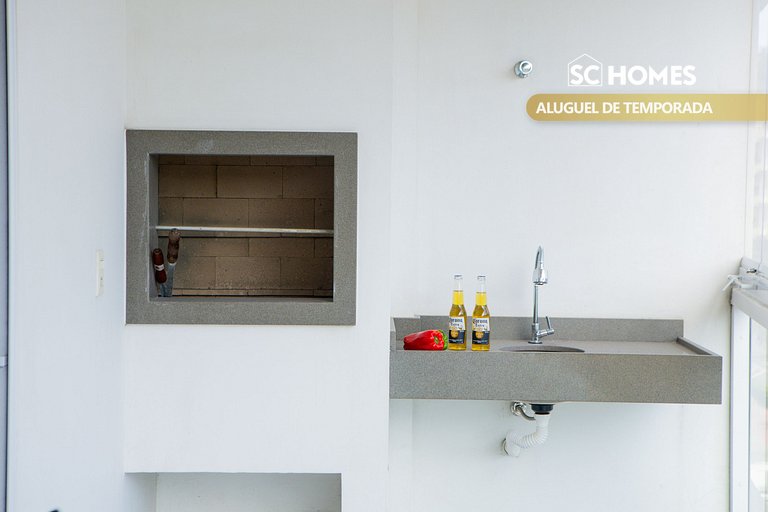 Condomínio Frente Mar com Piscina Climatizada