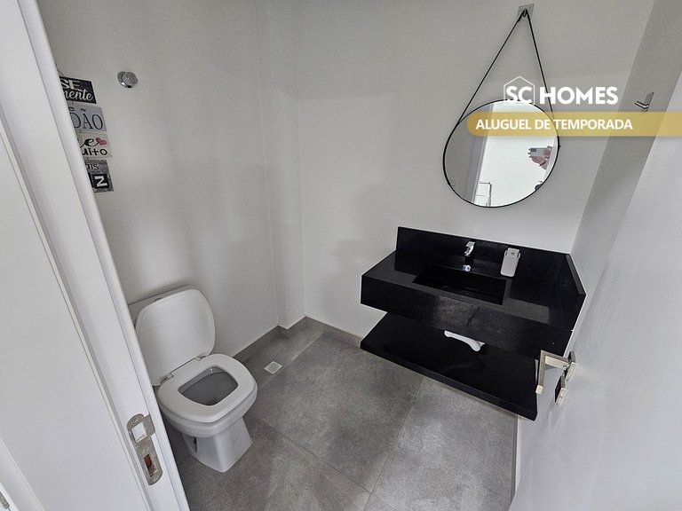 Condomínio Frente Mar com Piscina Climatizada