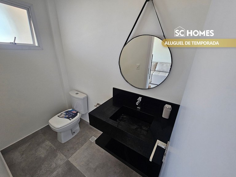 Condomínio Frente Mar com Piscina Climatizada