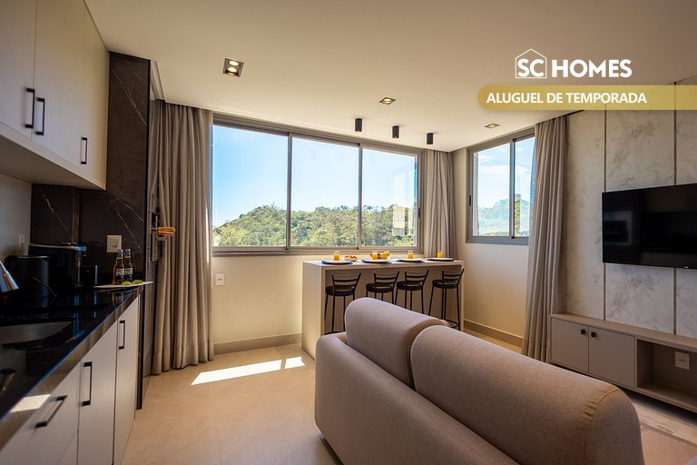 Loft confortável em condominio com Piscina