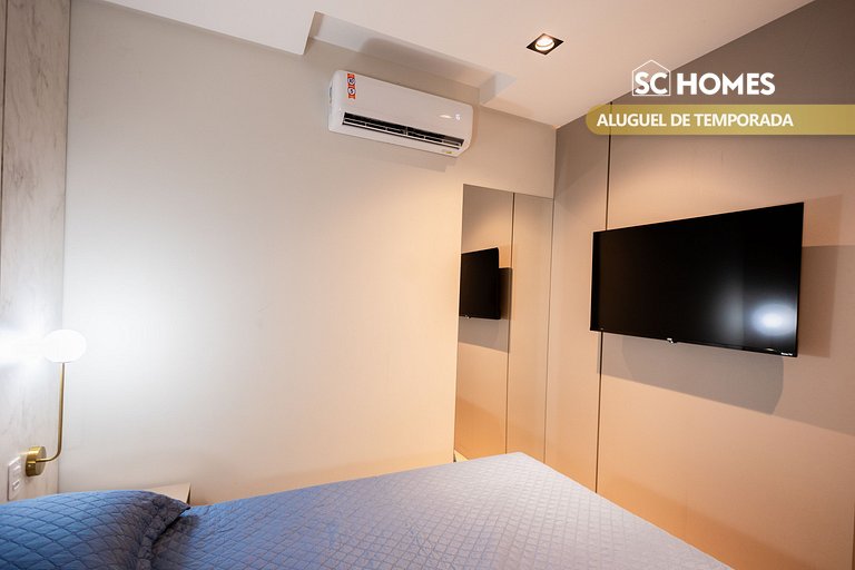 Loft confortável em condominio com Piscina