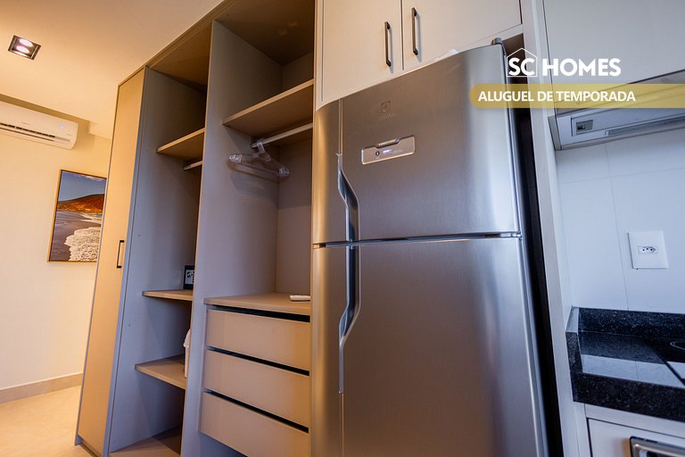 Loft confortável em condominio com Piscina