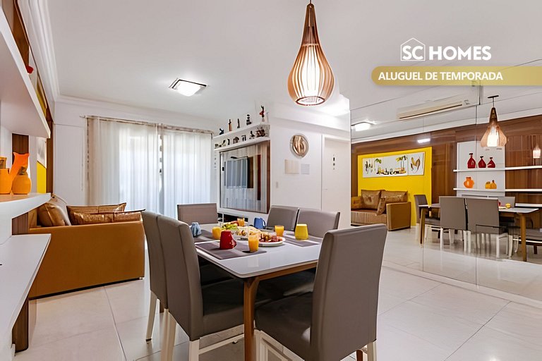 Apartamento de 2 dormitorios en el centro de Bombinhas