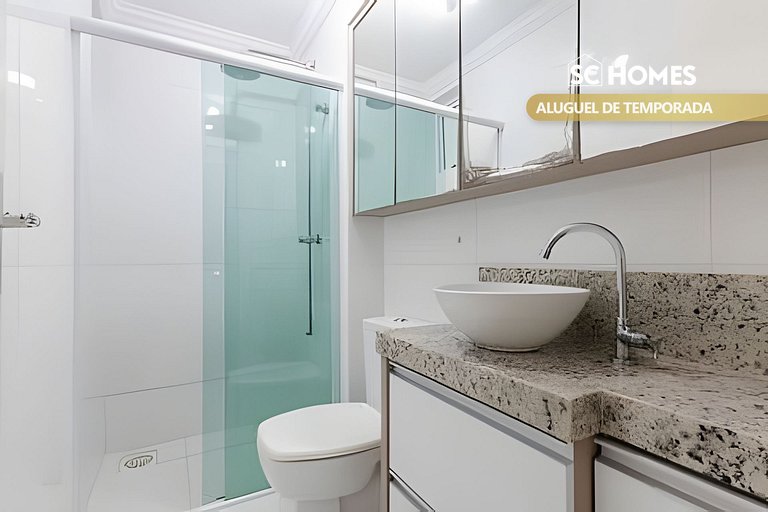 Apartamento de 2 dormitorios en el centro de Bombinhas