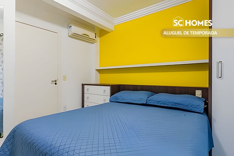 Apartamento de 2 dormitorios en el centro de Bombinhas