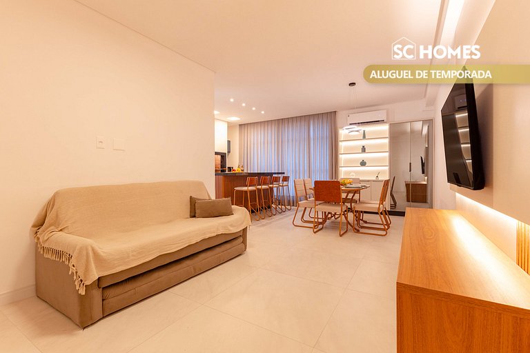 Confortável Apartamento na Praia de Bombinhas