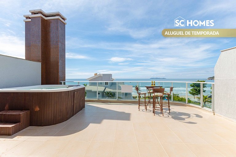 Cobertura Duplex com Jacuzzi a Passos da Praia – Reserve Já