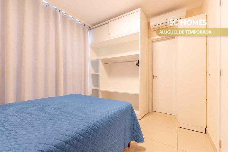 Apartamento com piscina e vista para montanha