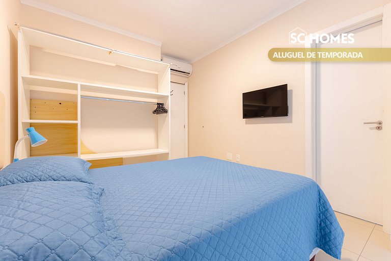 Apartamento com piscina e vista para montanha