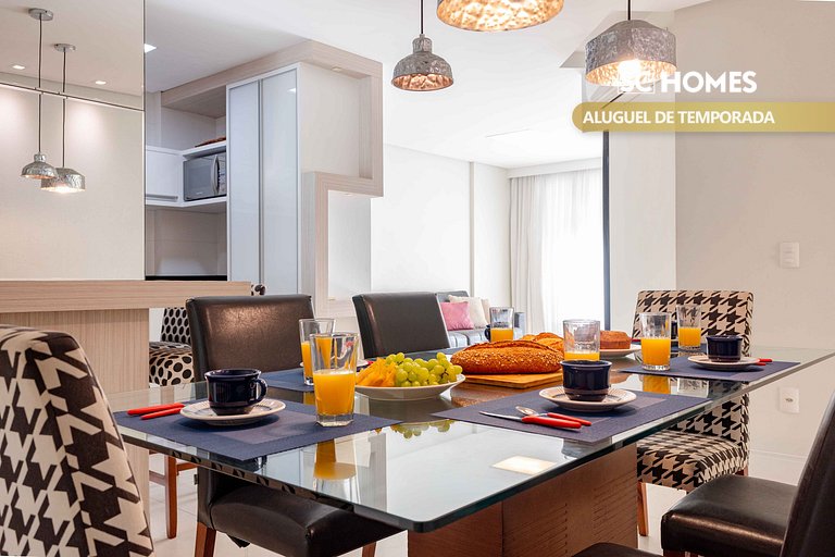 Reserve Agora! Belíssimo Apartamento com Vista Mar da Sacada