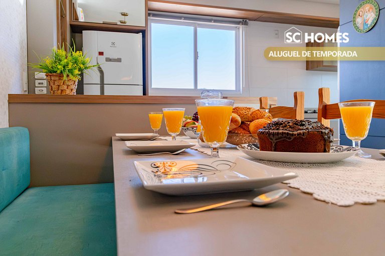 Elegante Apartamento no início da Praia de Bombas
