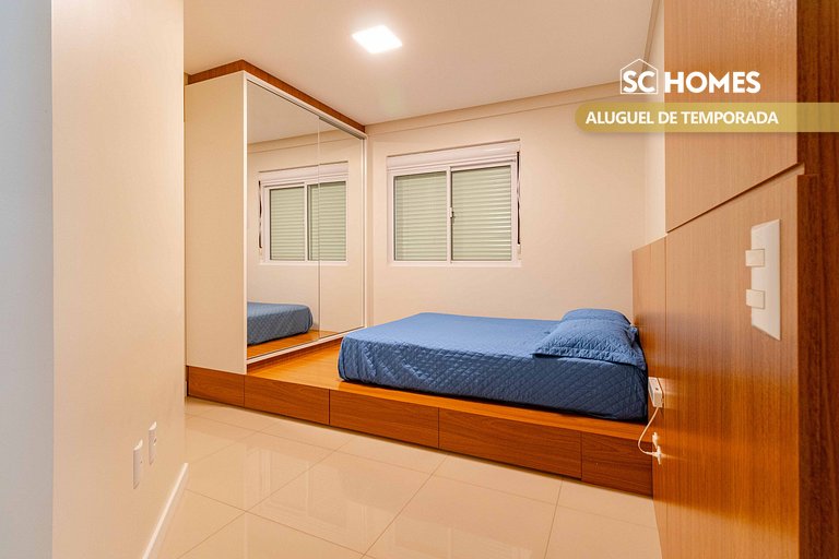 Elegante Apartamento no início da Praia de Bombas